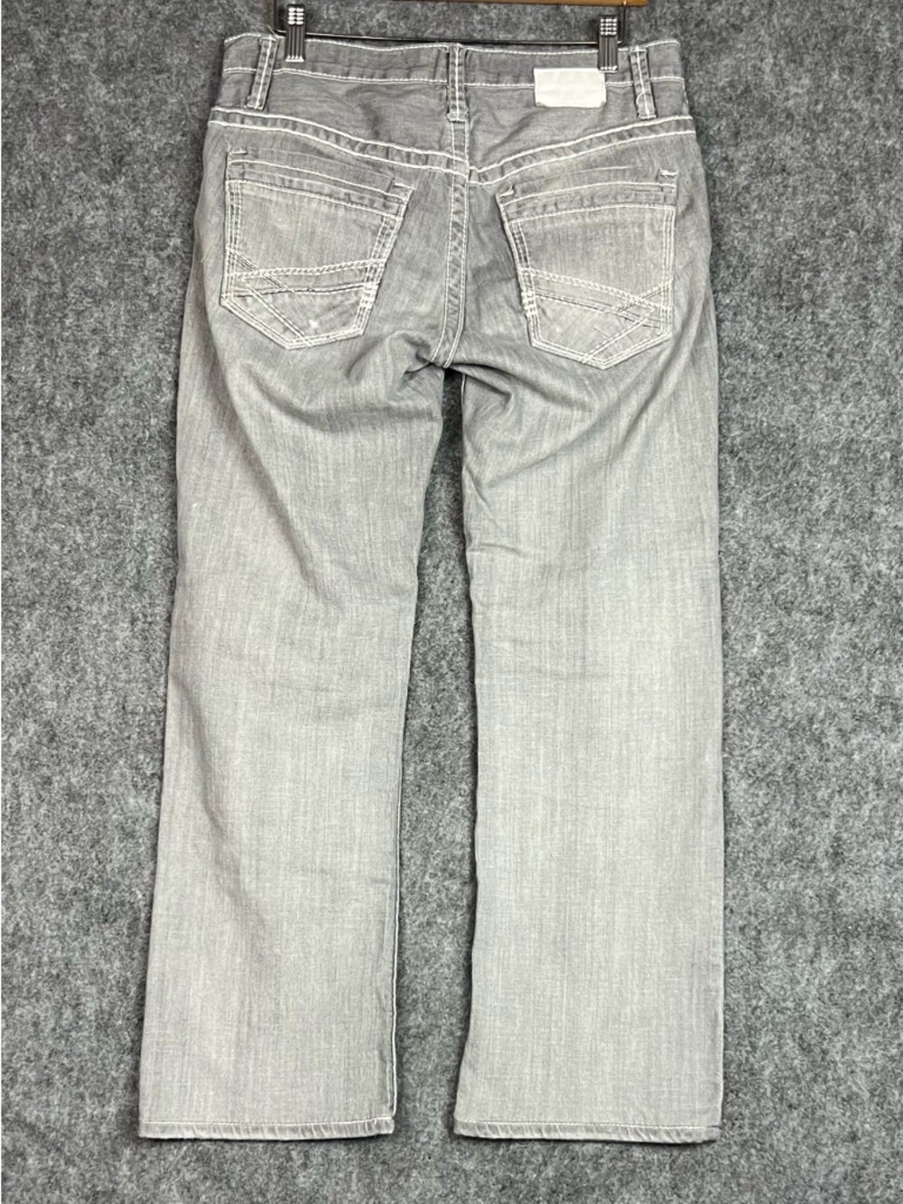 BKE Derek Jeans Men's Light Gray Straight Jeans Size 30 x 29 BKE Denim 30R